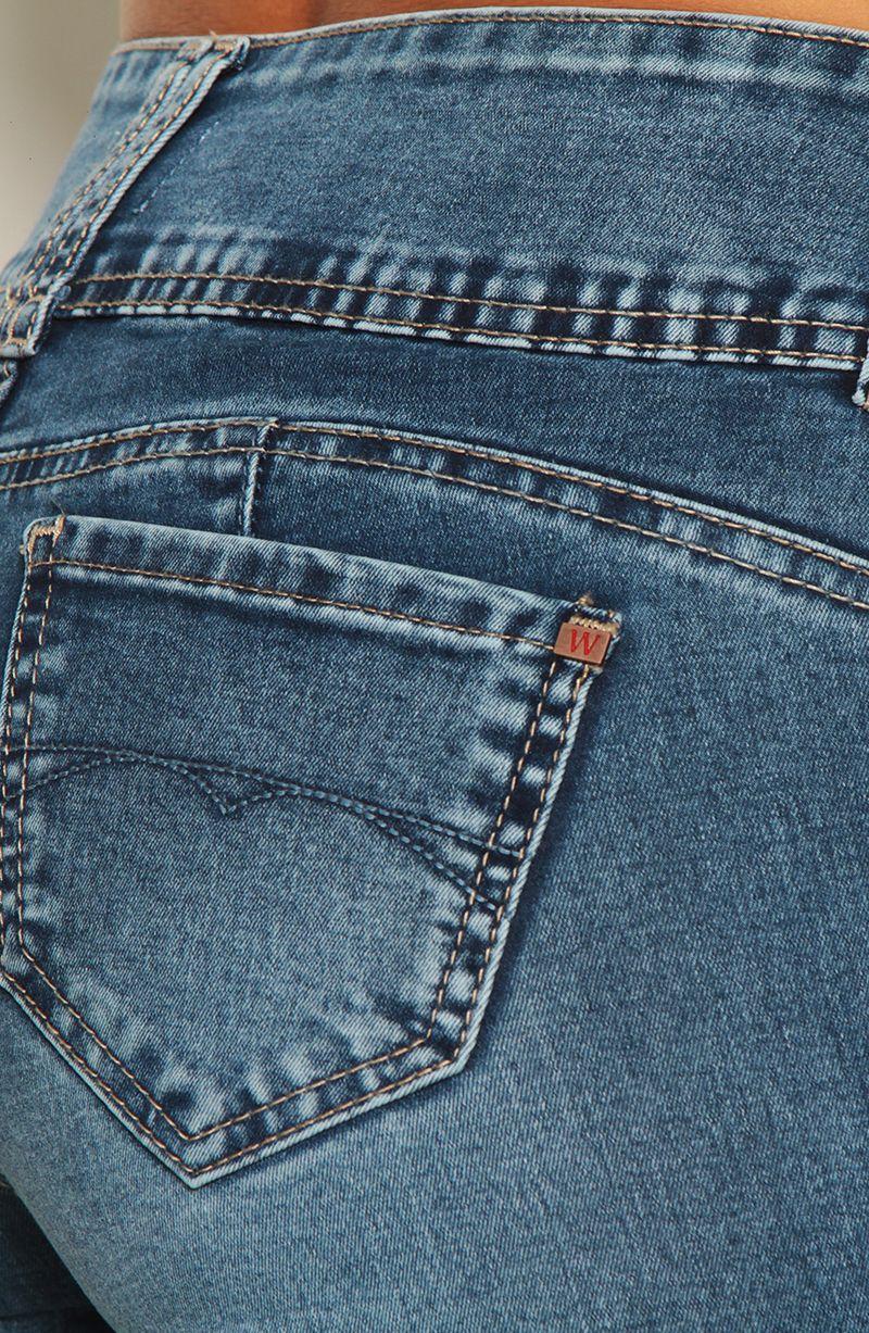 Jeans Recto Pretina Alta Tiro Alto Dos Botones-8