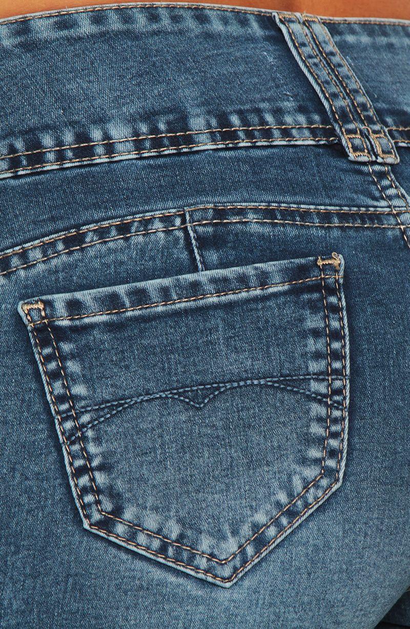 Jeans Recto Pretina Alta Tiro Alto Dos Botones-9