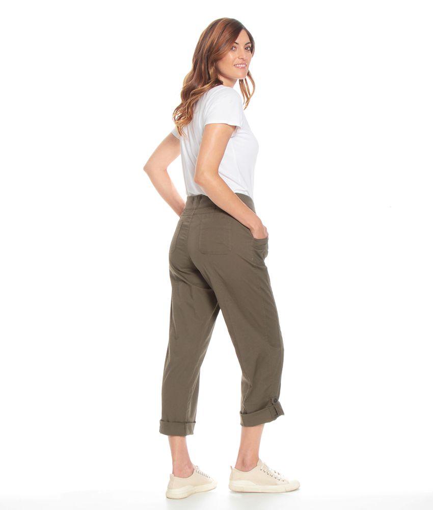 Pantalon Solido Pretina Elasticada Con Pabilo Basta Ajustable-6