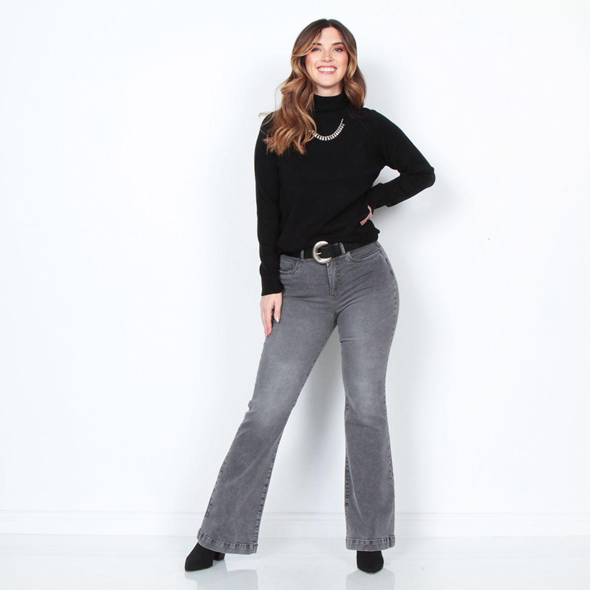 Sweater Con Cuello Alto Manga Larga Solido-3