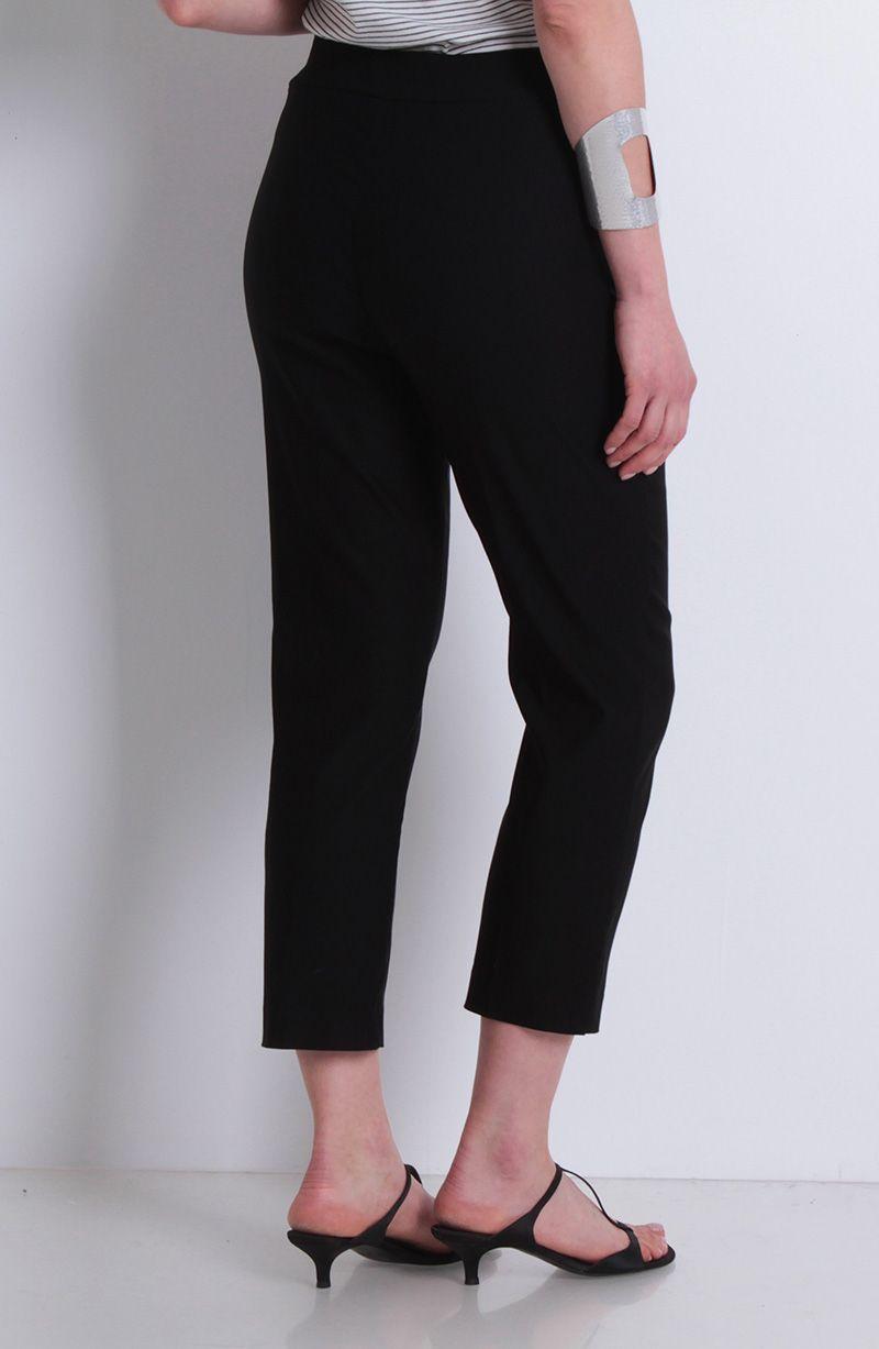 Pantalon Crop Tiro Alto Pretina Media Elasticada-3