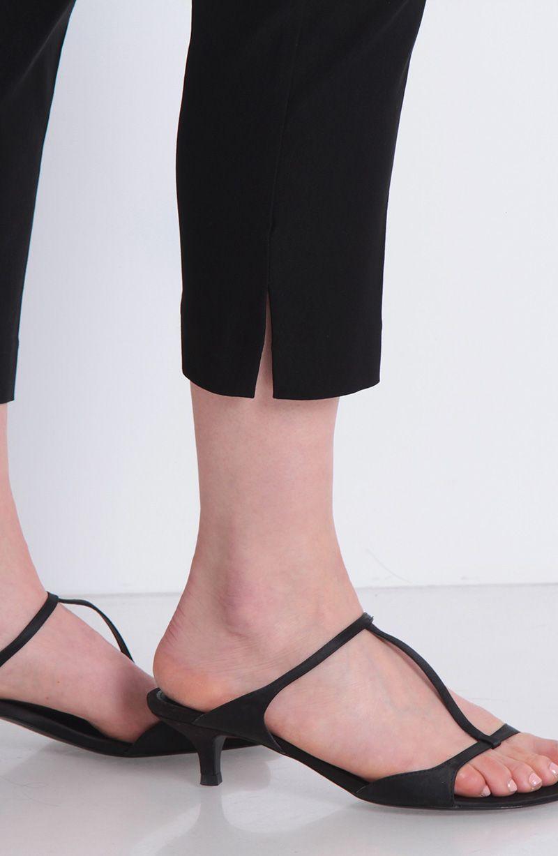Pantalon Crop Tiro Alto Pretina Media Elasticada-6