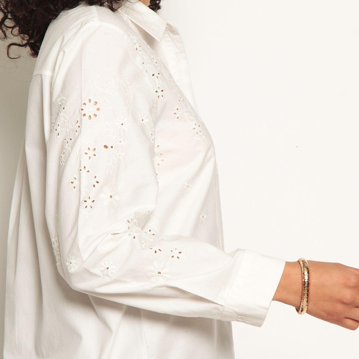 Blusa Manga Larga Con Brodery En Delantero-2