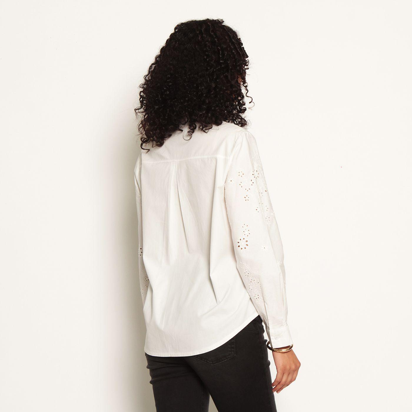 Blusa Manga Larga Con Brodery En Delantero-5