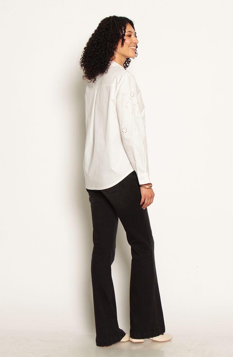 Blusa Manga Larga Con Brodery En Delantero-2