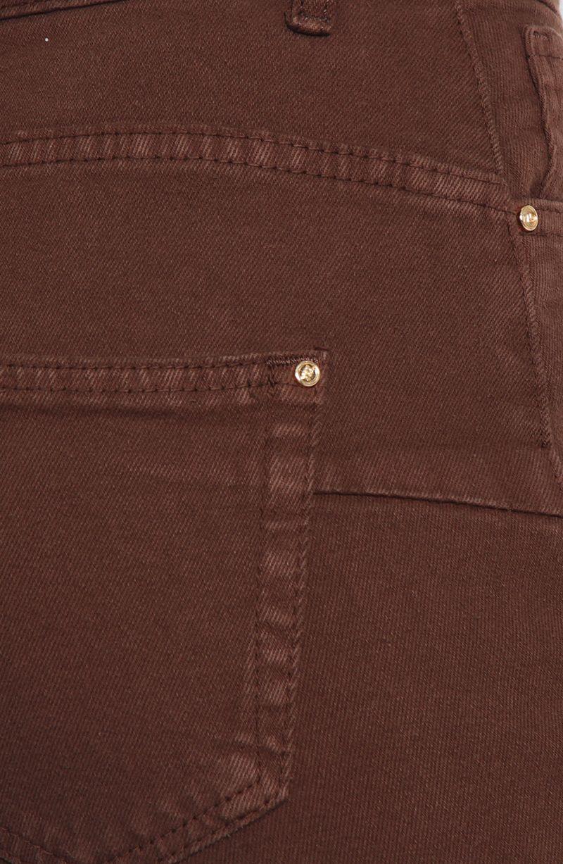 Jeans Recto Tiro Alto  Pretina Basica Un Boton-5