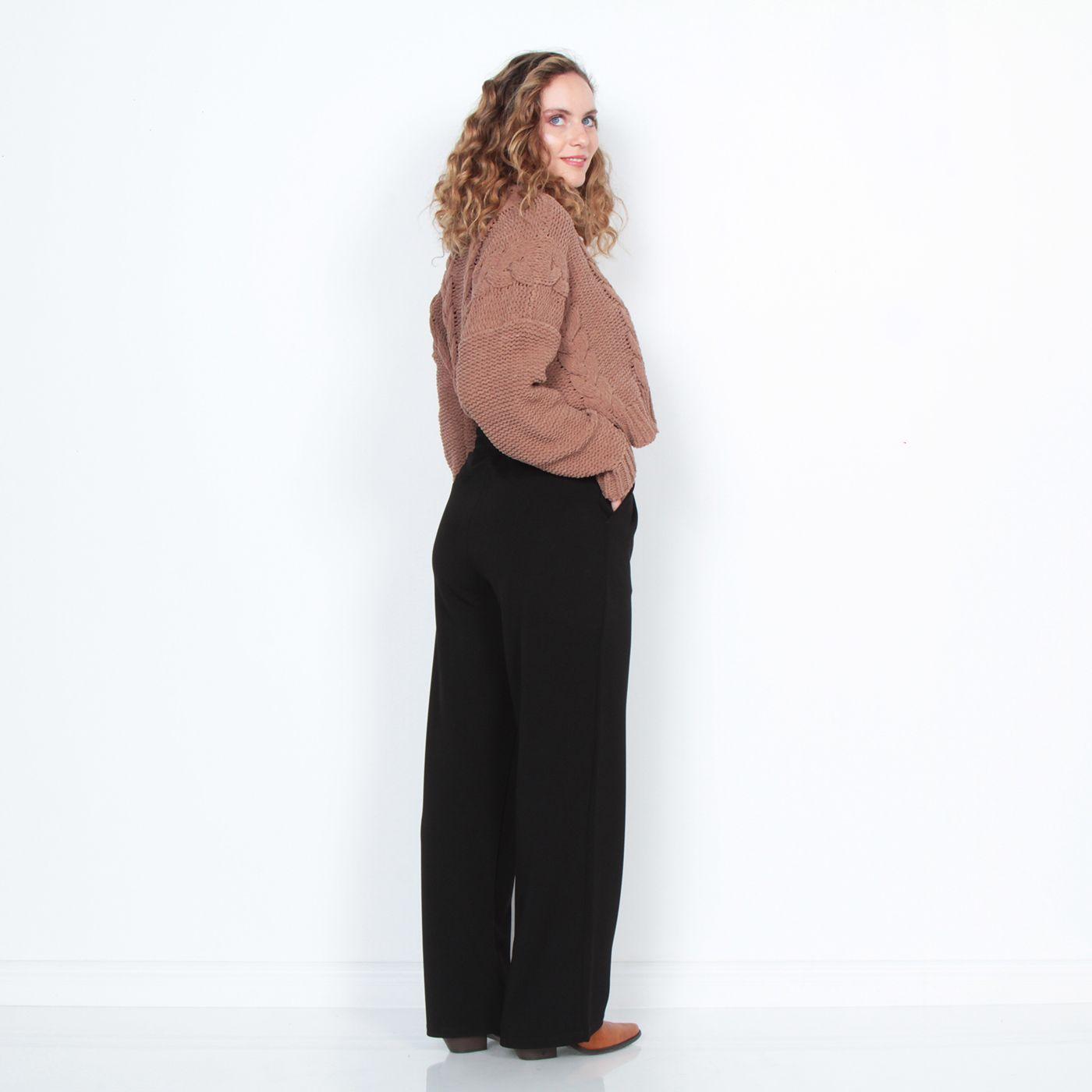 Pantalon Wados Wide Leg Tiro Alto Pretina Basica-1