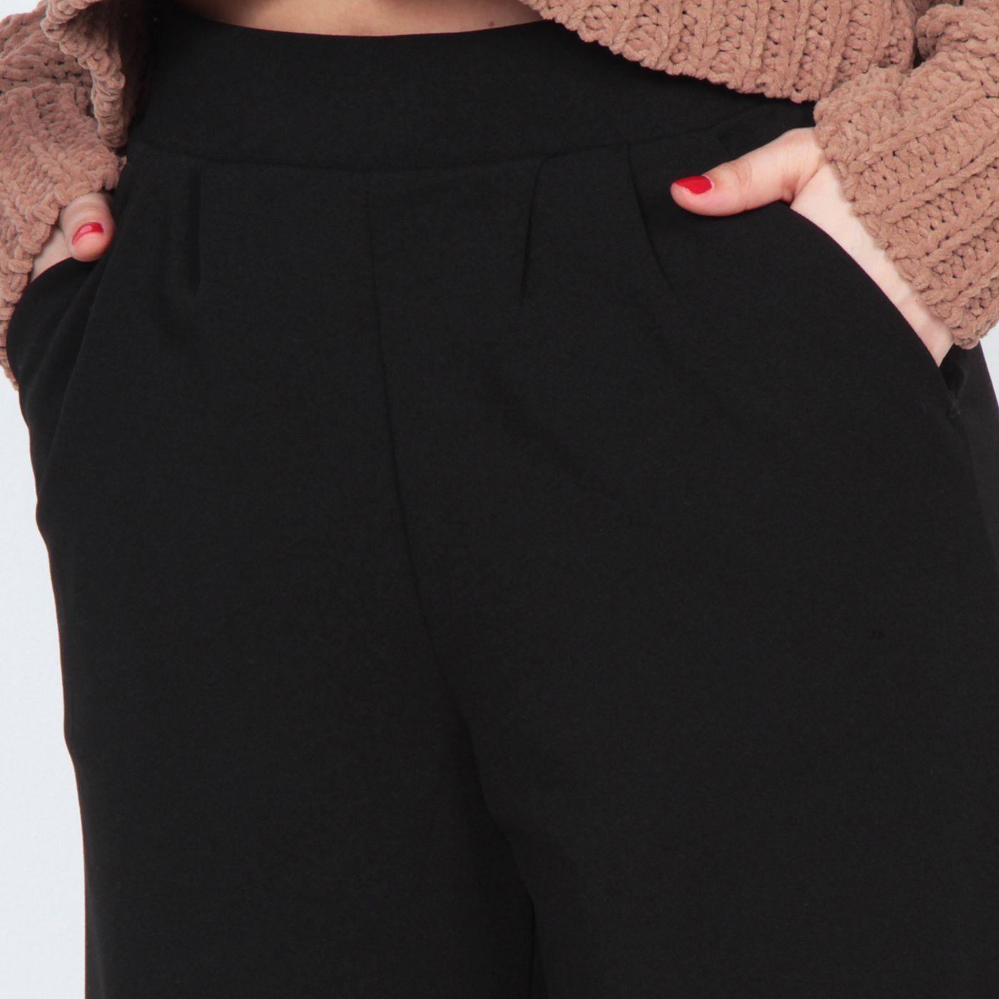 Pantalon Wados Wide Leg Tiro Alto Pretina Basica-5