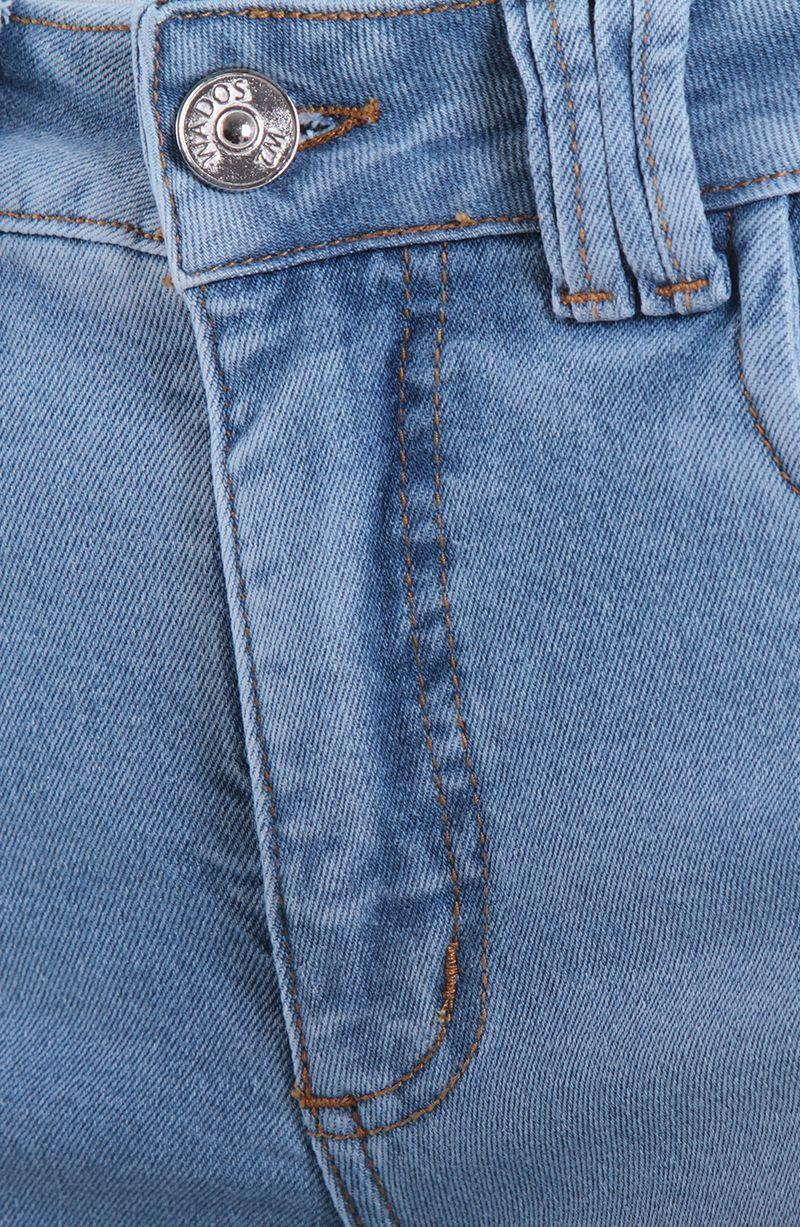 Jeans Wide Tiro Medio Pretina Basica Un Boton-4