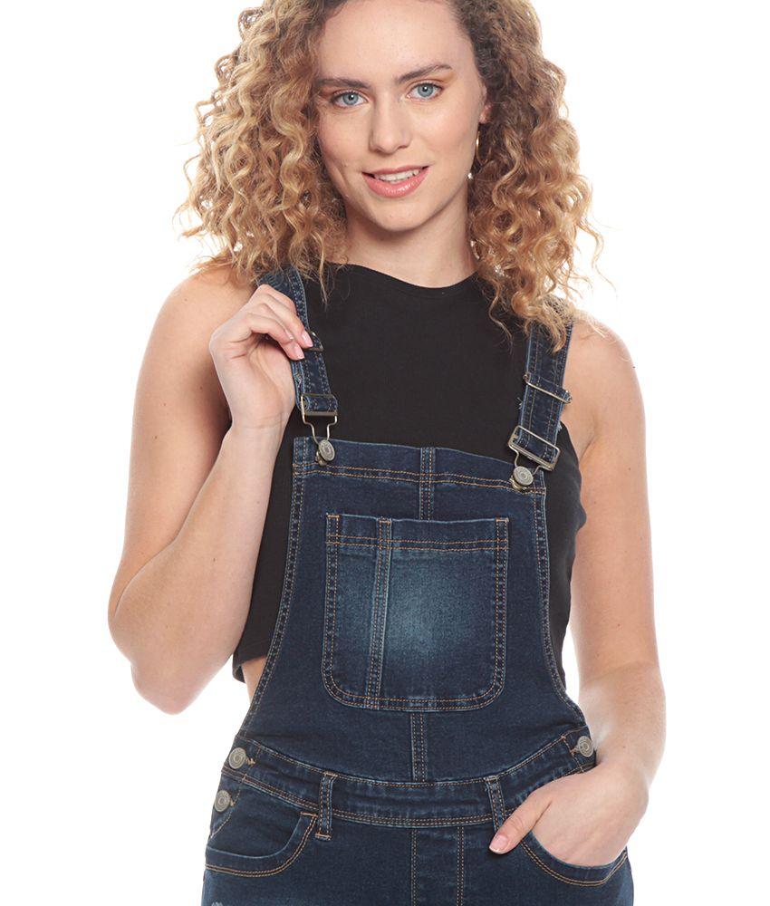 Jardinera Denim Roll Up Tirantes Ajustables-2