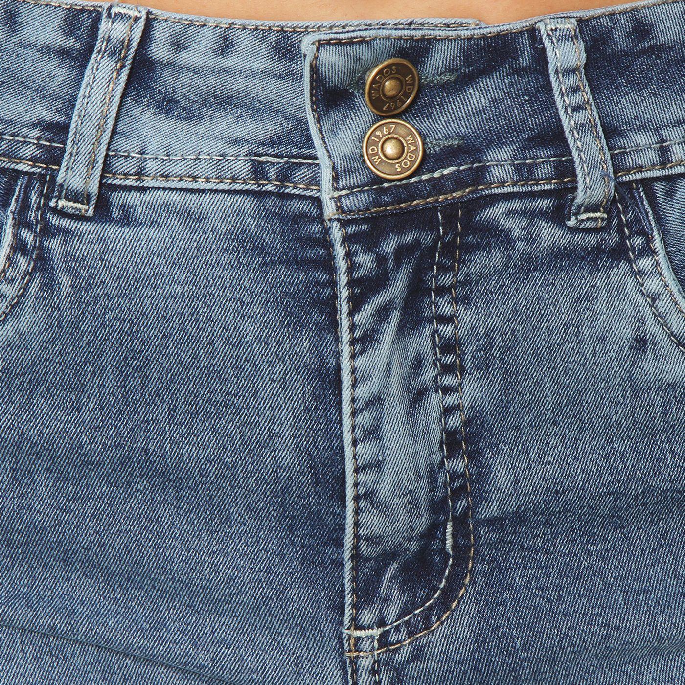 Jeans Balloon Tiro Alto Pretina Basica 1 Boton-6