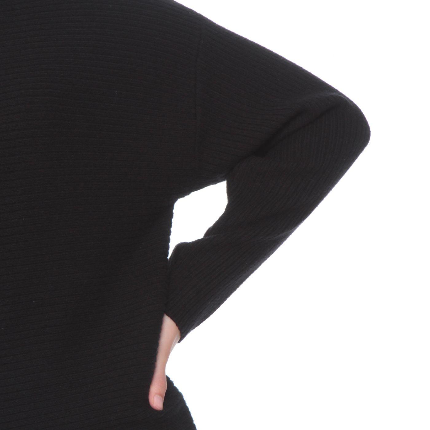 Sweater Liso Cuello Alto Manga Larga-2