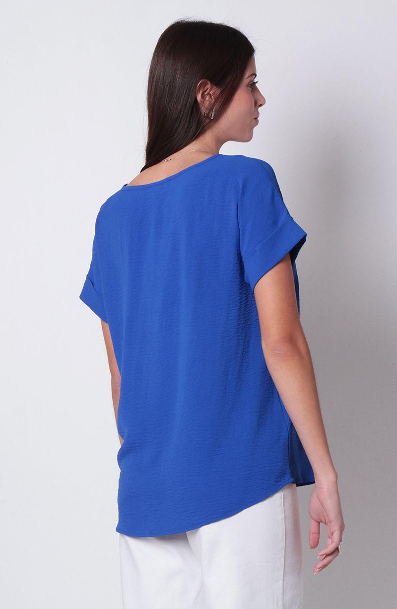 Blusa Manga Corta Escote Redondo-3
