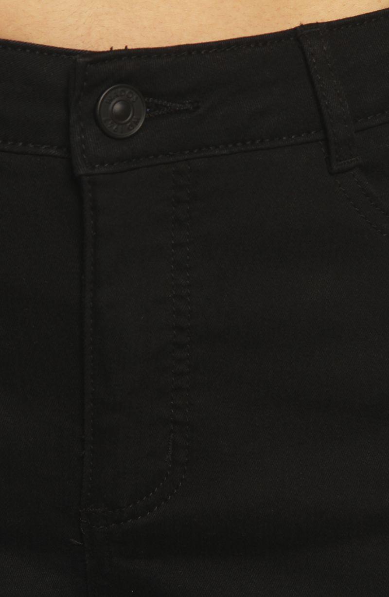 Jeans Recto Tiro Alto Push   In Push Up Pretina Basica Con Un Boton-7