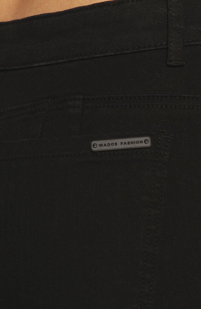 Jeans Recto Tiro Alto Push   In Push Up Pretina Basica Con Un Boton-9