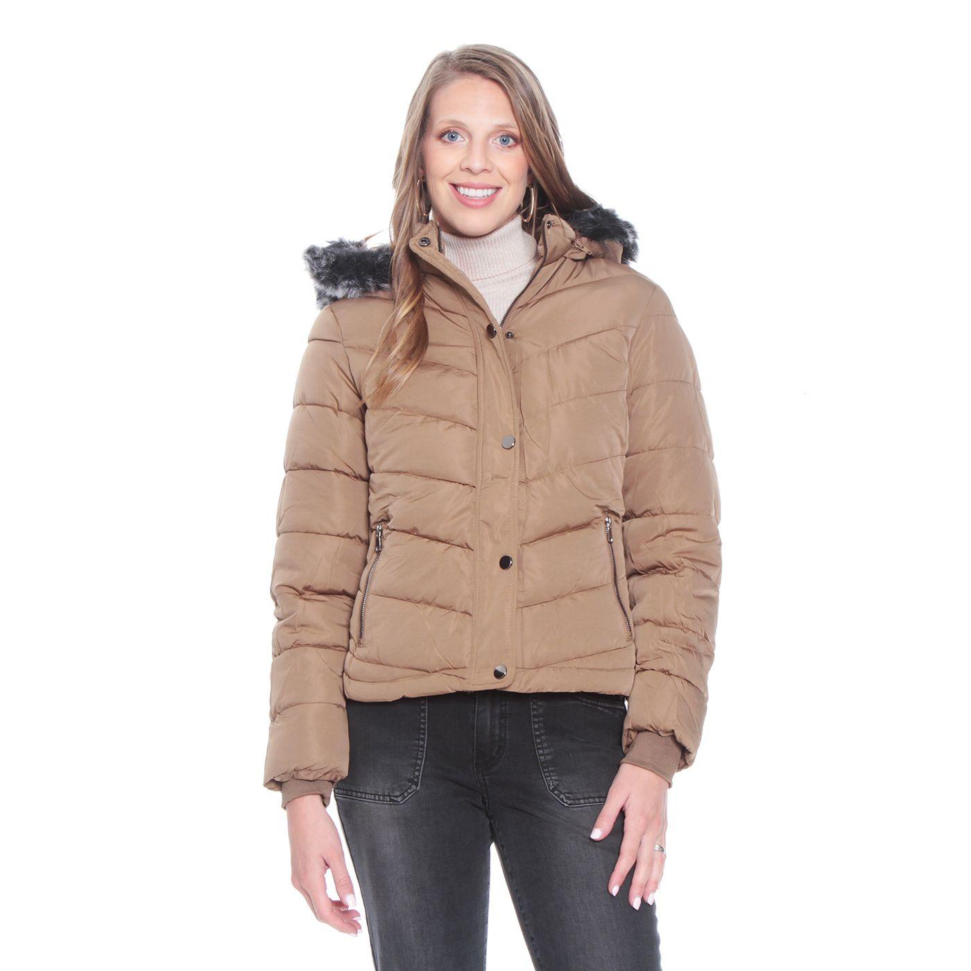 Parka Manga Larga Con Capucha-0