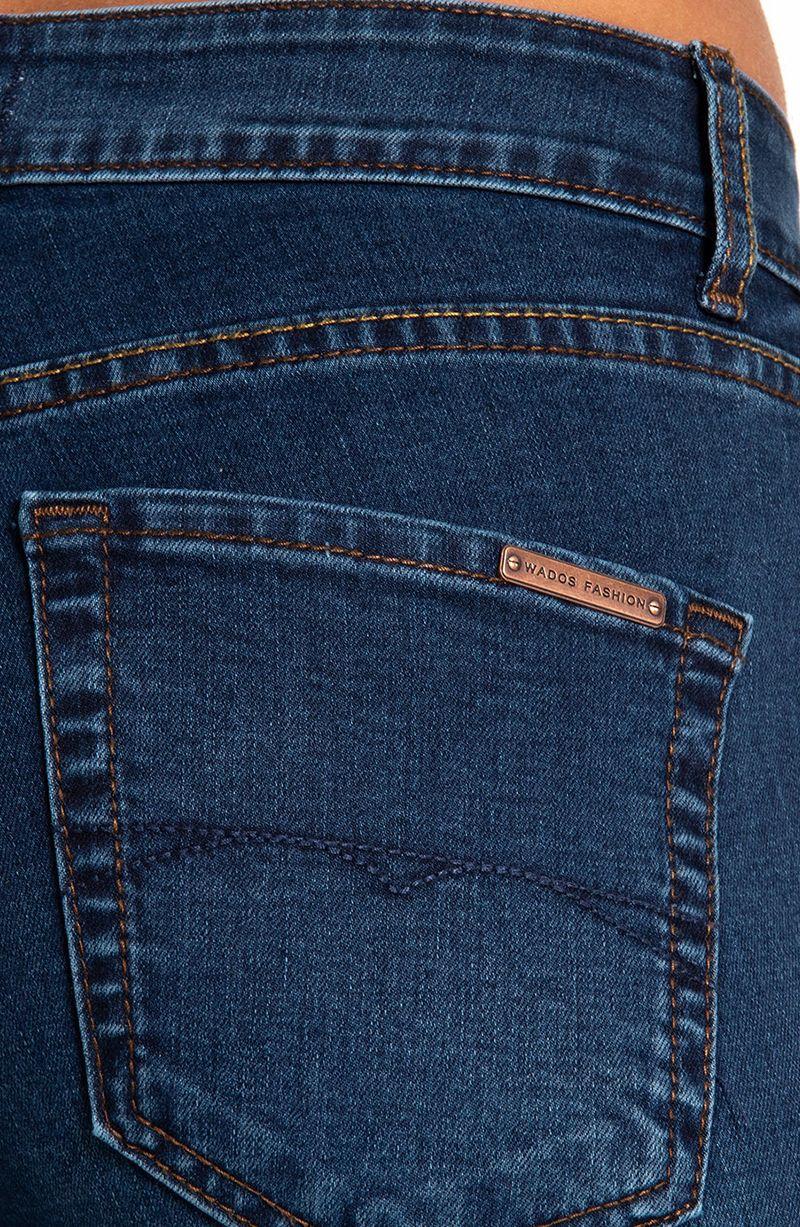 Jeans Tiro Alto Recto Pretina Basica 1 Boton-4