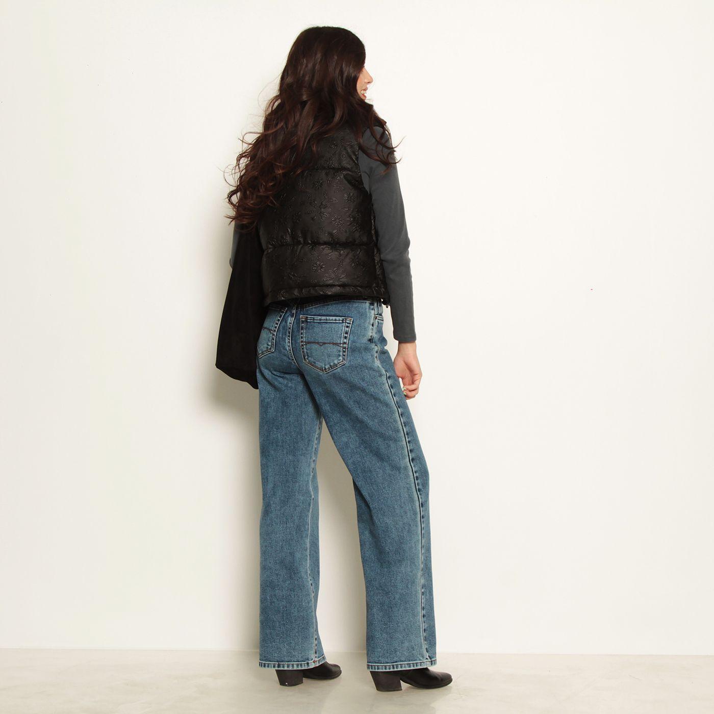 Parka Puffer Sin Manga Con Cierre En Delantero Y Cintura Ajustable-6