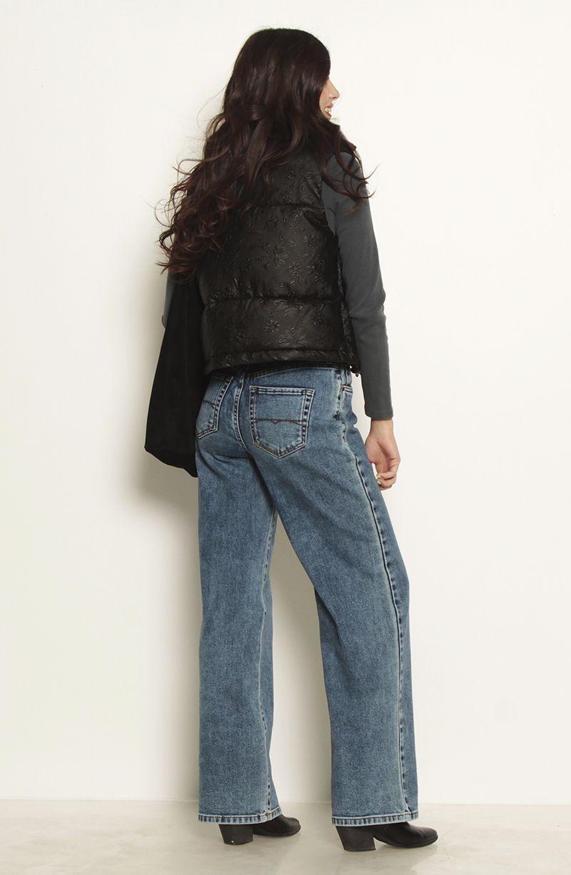 Parka Puffer Sin Manga Con Cierre En Delantero Y Cintura Ajustable-6