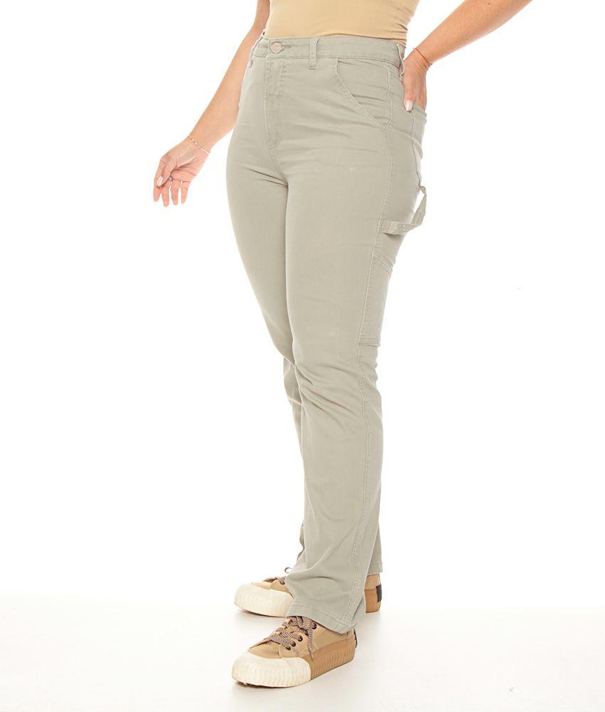 Pantalon Recto Bolsillo Argentino  Pretina Basica Un Boton-3