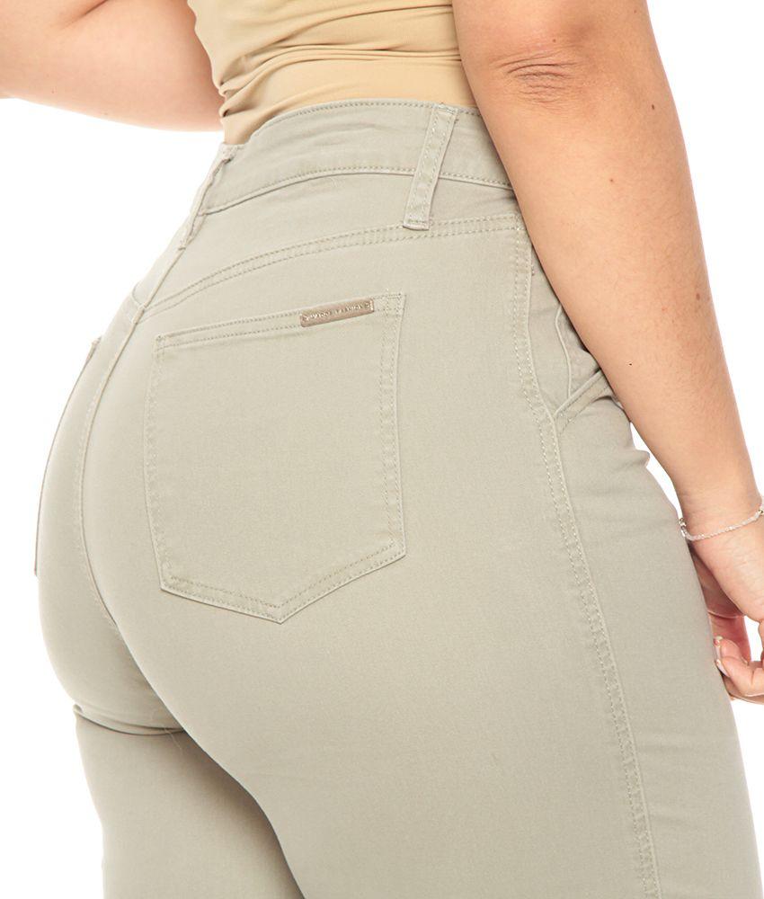Pantalon Recto Bolsillo Argentino  Pretina Basica Un Boton-5