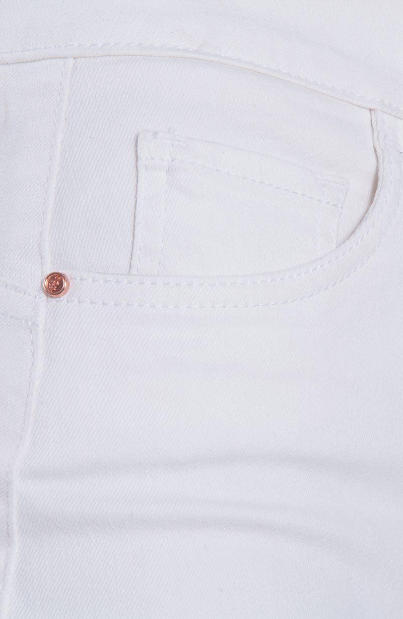 Jeans Wide Leg Tiro Alto Pretina Basica Un Boton Pinza Costado Secret-6