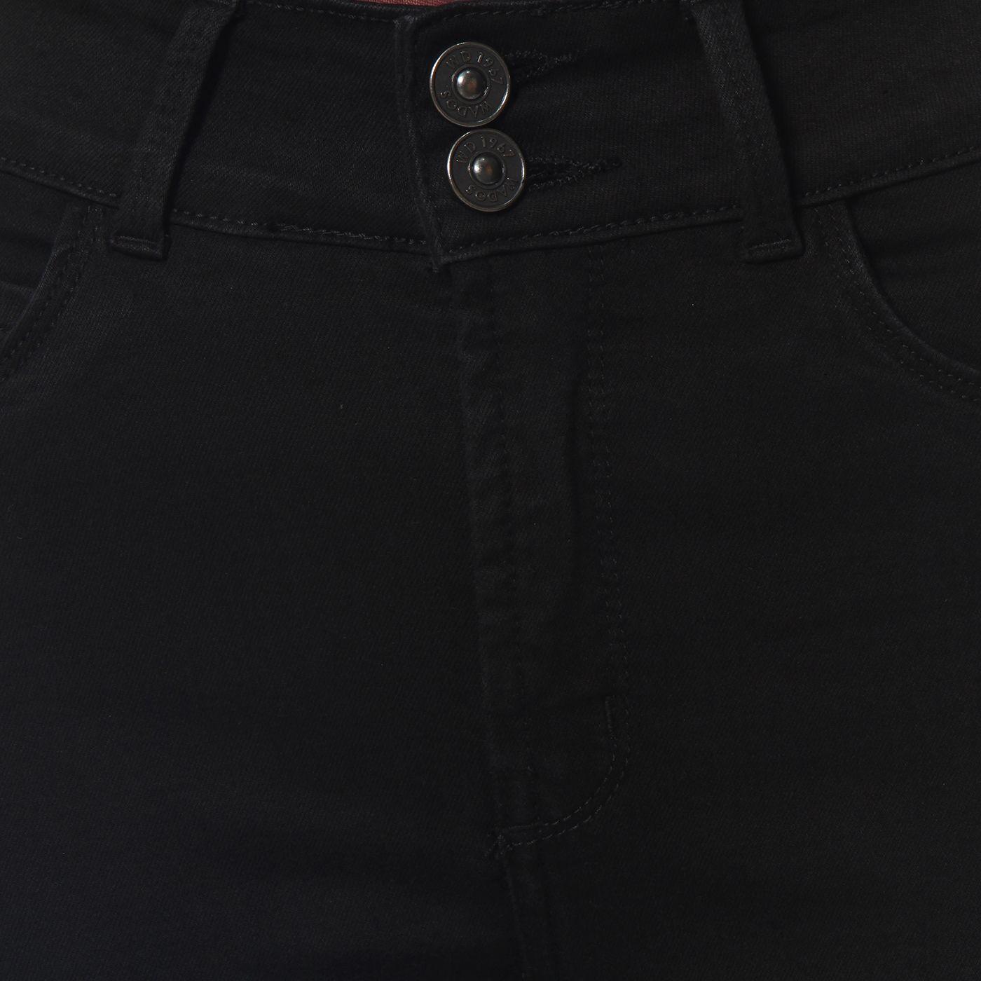 Jeans Push Up Pitillo Tiro Alto Pretina Media 2 Botones-6