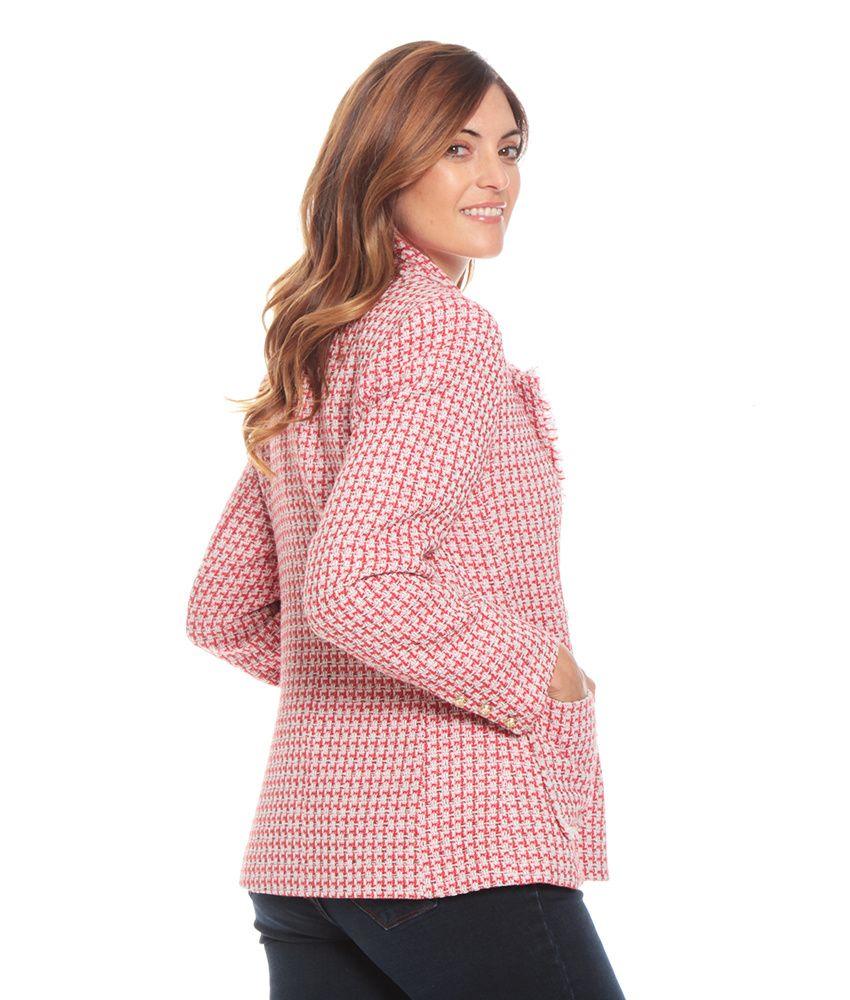 Blazer Manga Larga Fantasia Cruzado Con Bolsillos-9