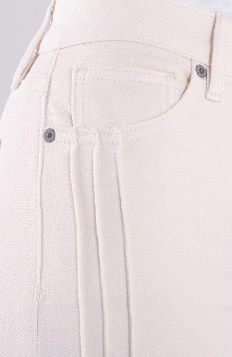 Jeans Flare Tiro Medio Pretina Basica 1 Boton-1