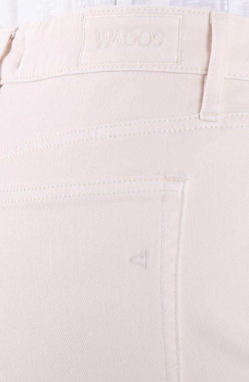 Jeans Flare Tiro Medio Pretina Basica 1 Boton-2