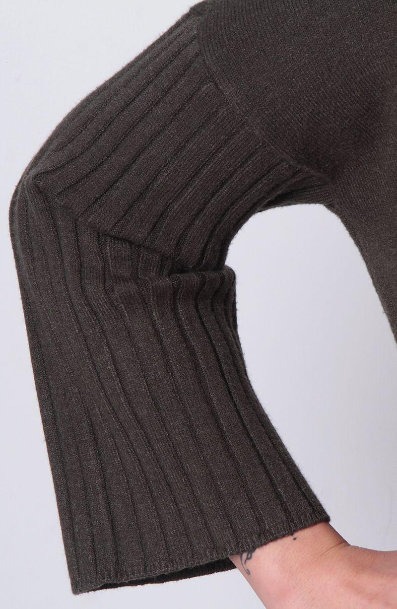 Sweater Manga Larga   Cuello Alto-2