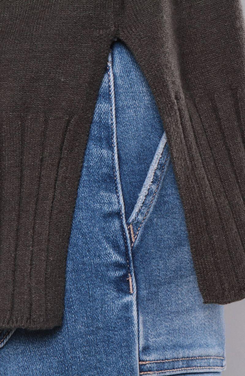 Sweater Manga Larga   Cuello Alto-4