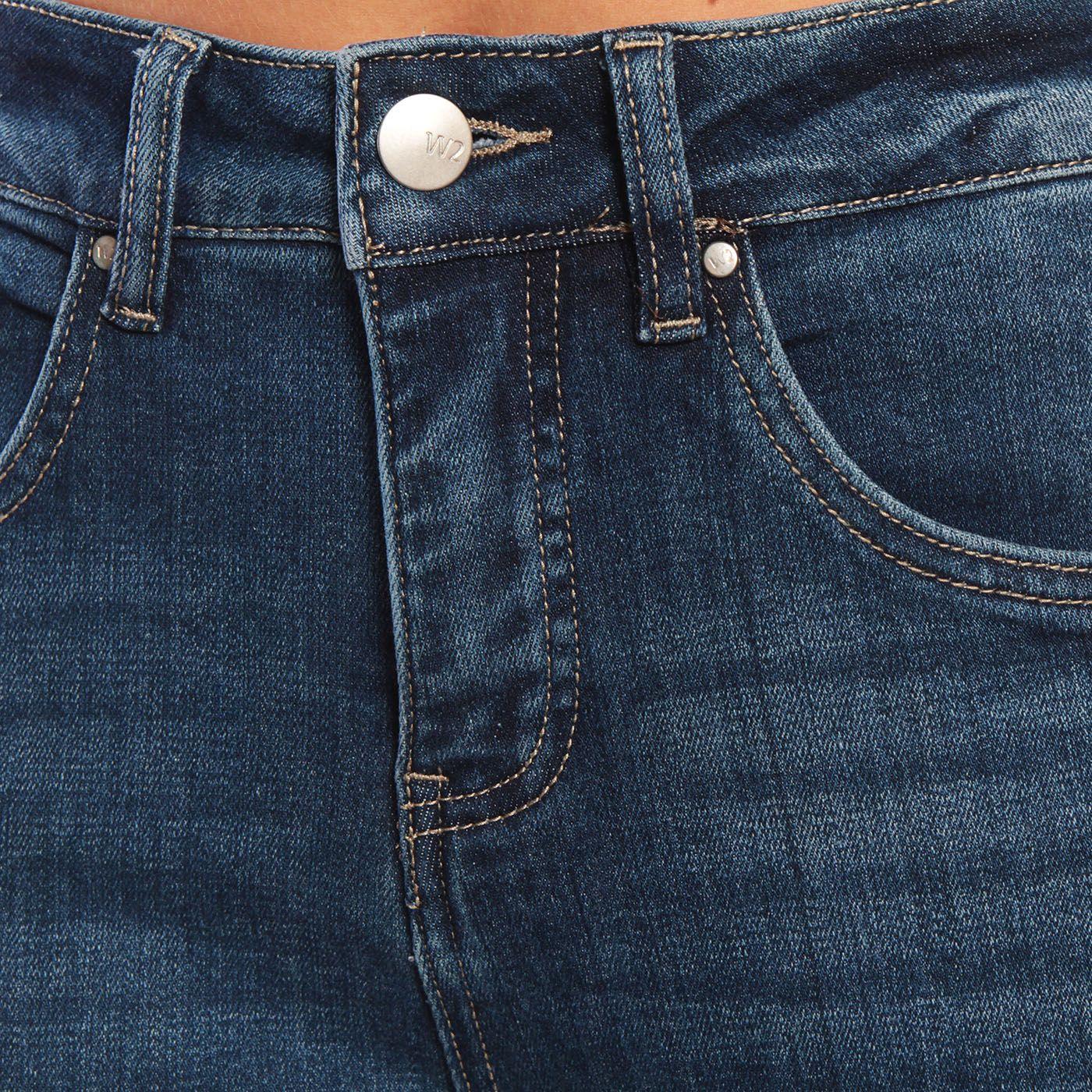 Jeans Recto Pretina Basica 1 Boton  Tiro Alto-2