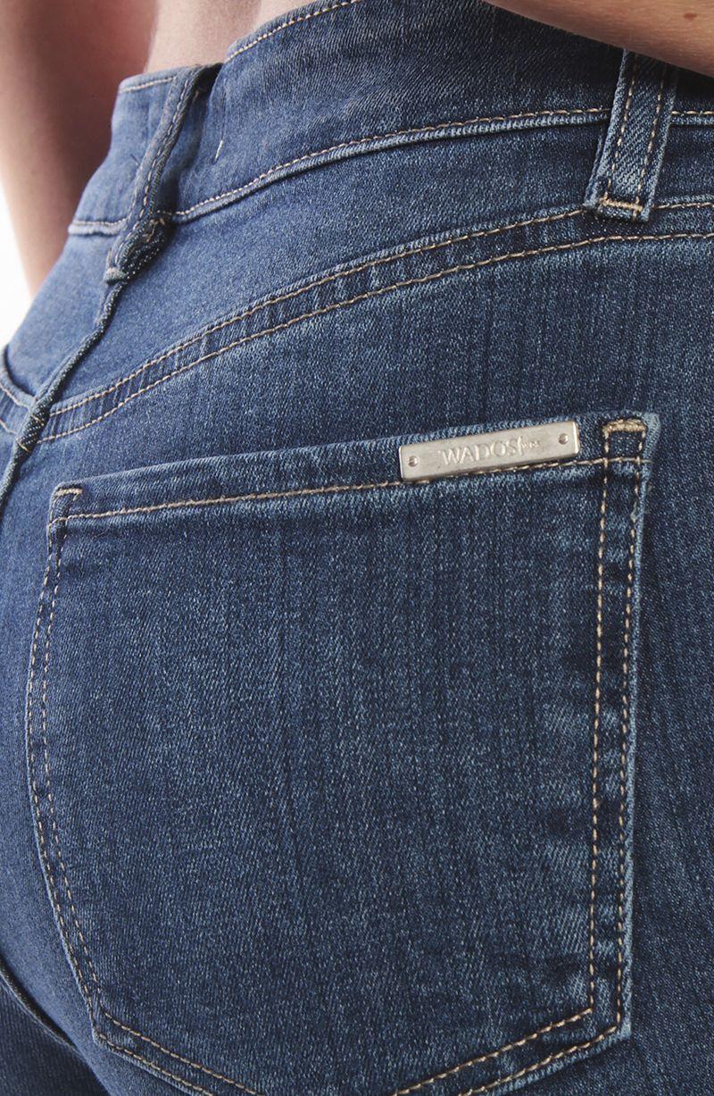 Jeans Recto Pretina Basica 1 Boton  Tiro Alto-5