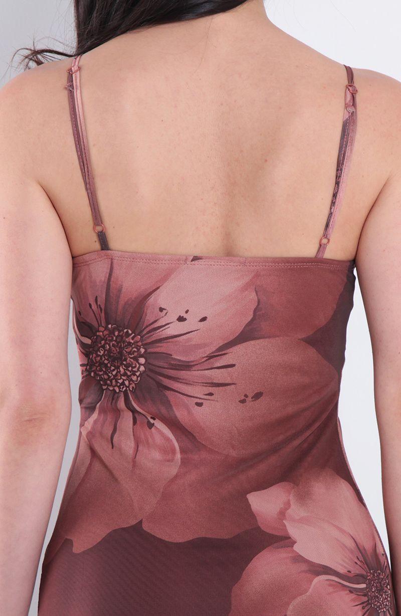 Vestido Estampado Sin Manga Con Corte En Busto Y-3