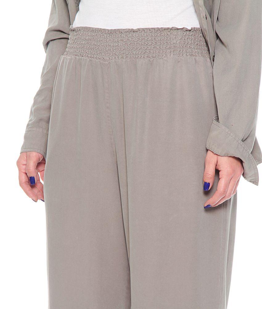 Pantalon Pretina Elasticada Con Bolsillos-2
