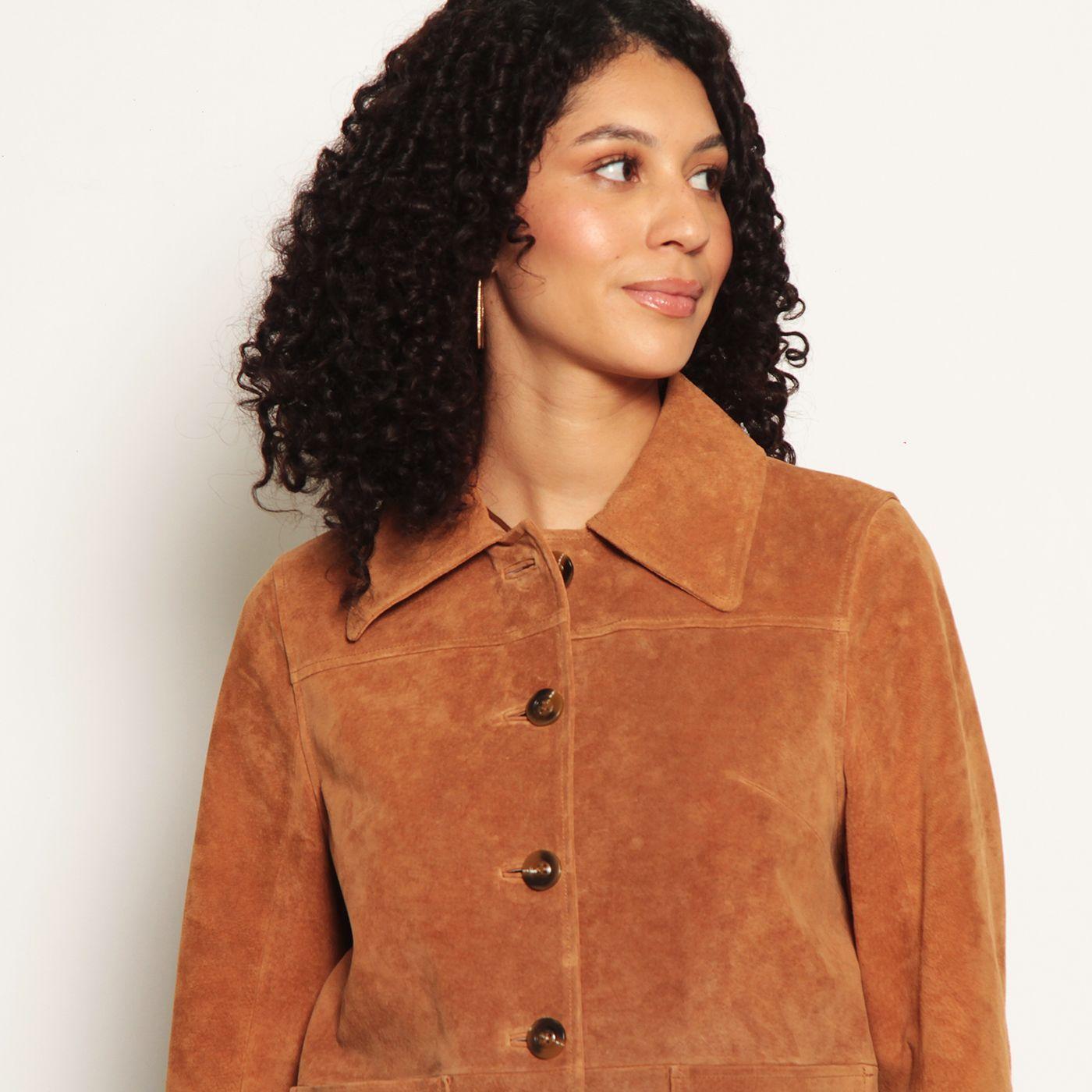 Chaqueta Manga Larga Cuero-2