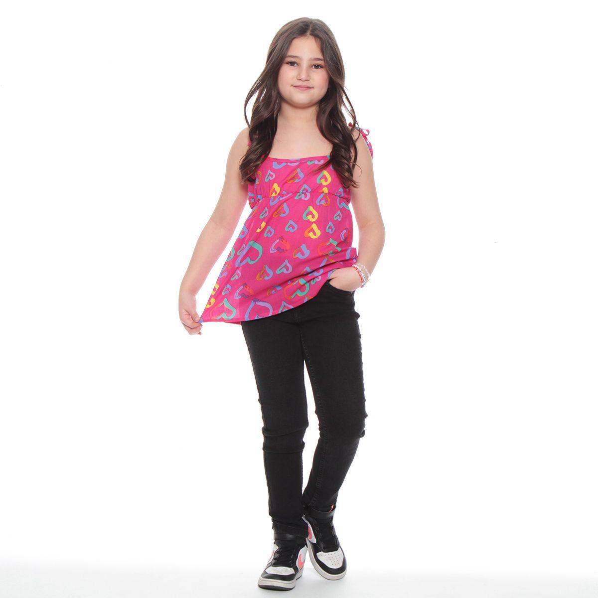 Blusa Pack 2 Infantil Con  Estampado Corazon-2