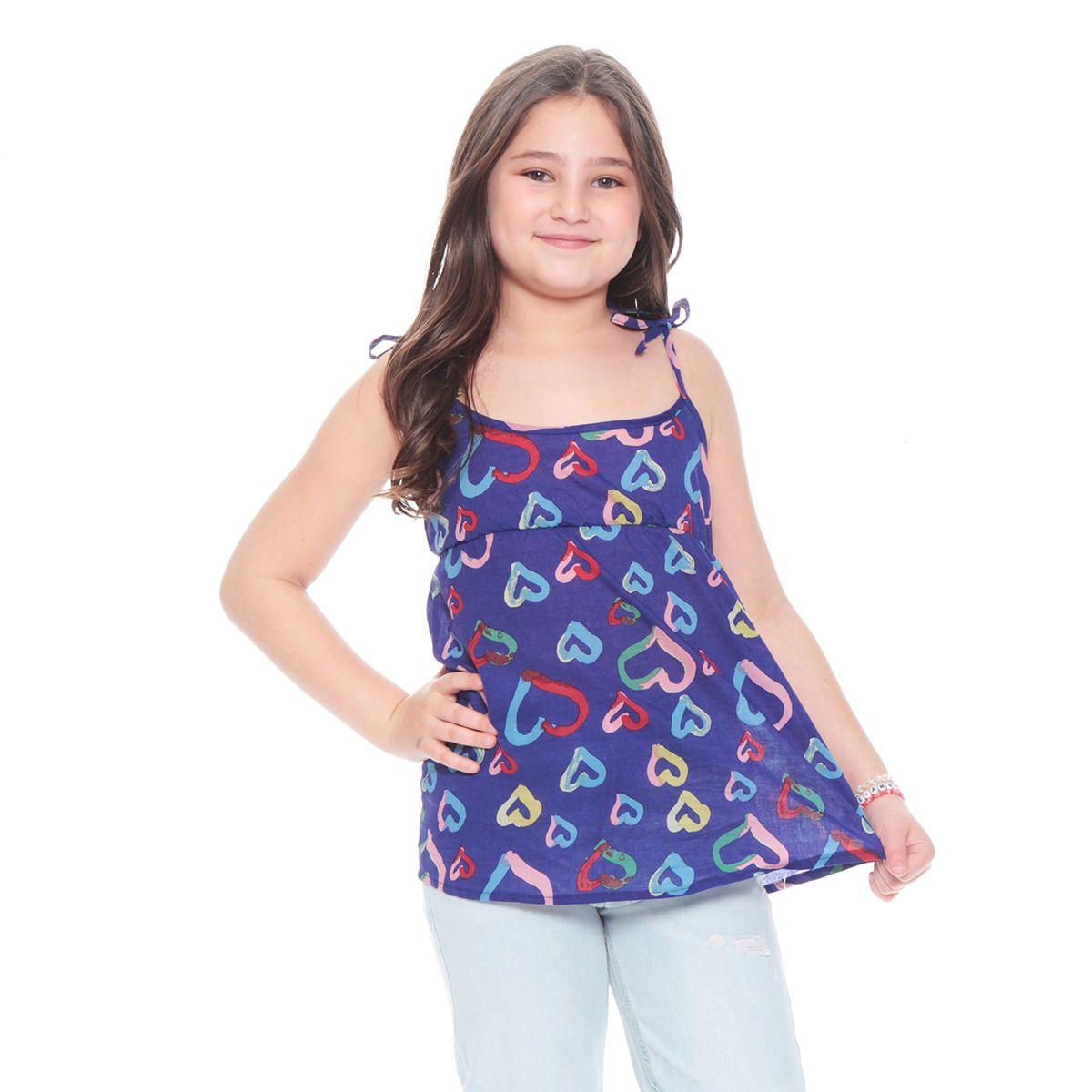 Blusa Pack 2 Infantil Con  Estampado Corazon-7