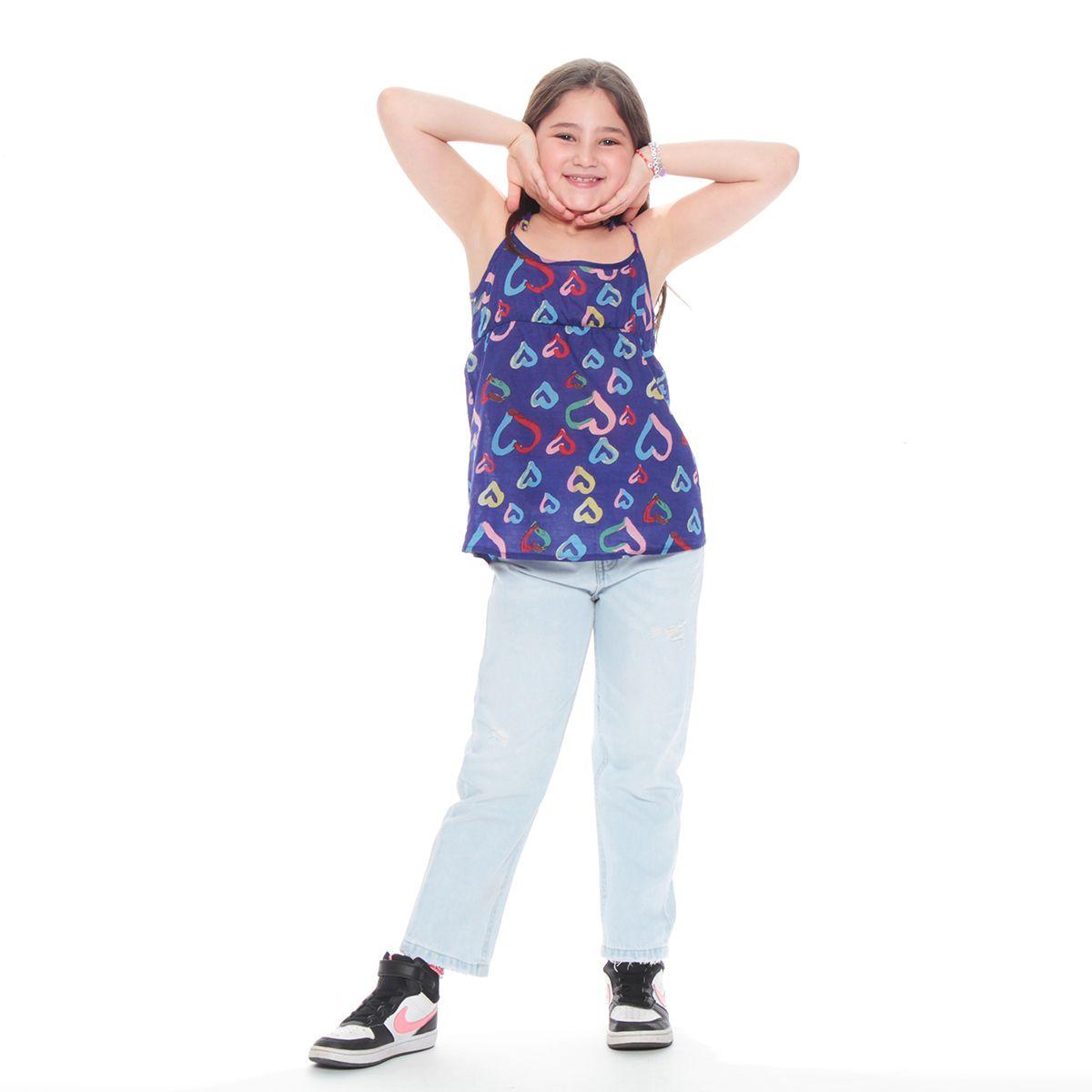 Blusa Pack 2 Infantil Con  Estampado Corazon-8