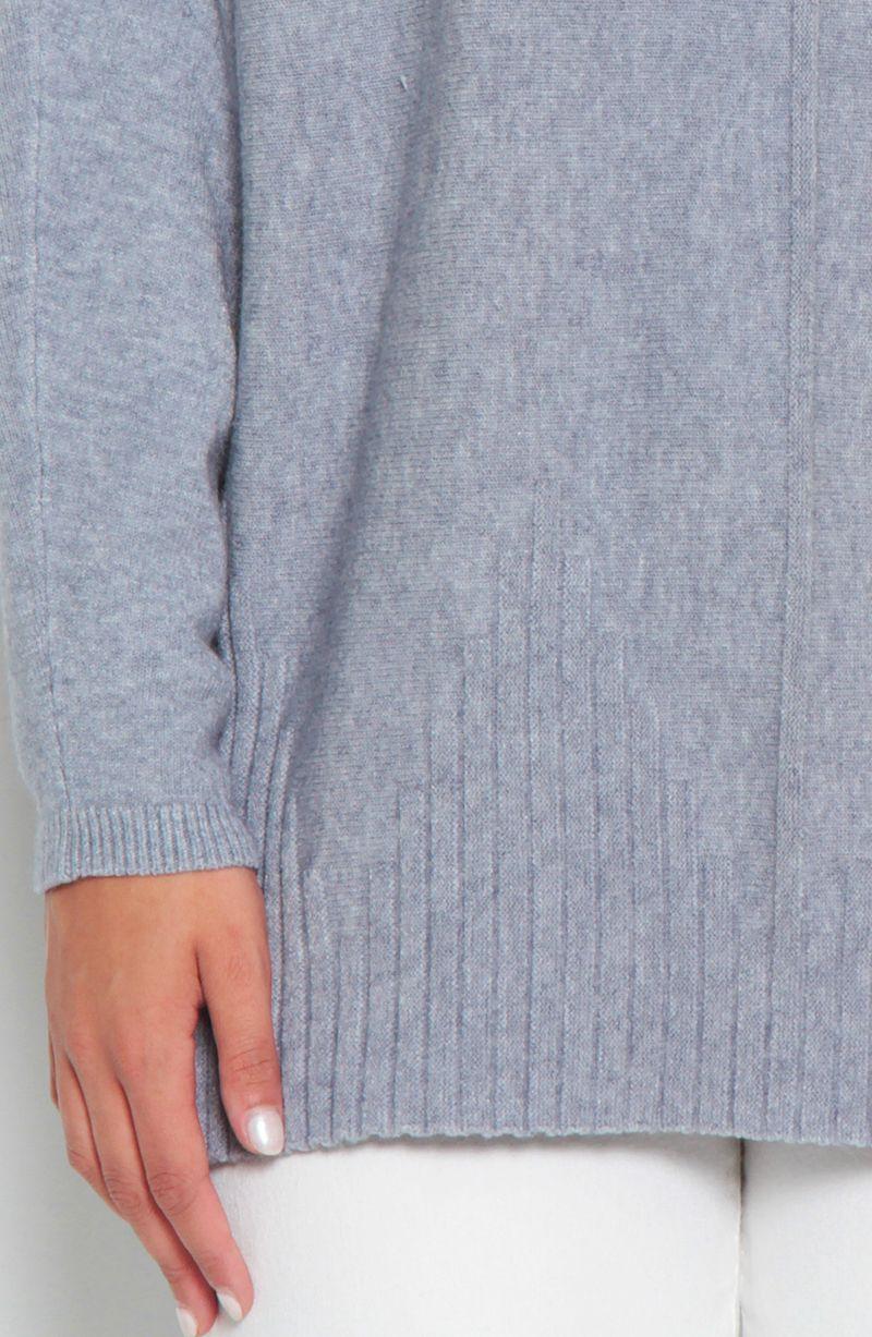 Sweater Manga Larga  Cuello Alto-2