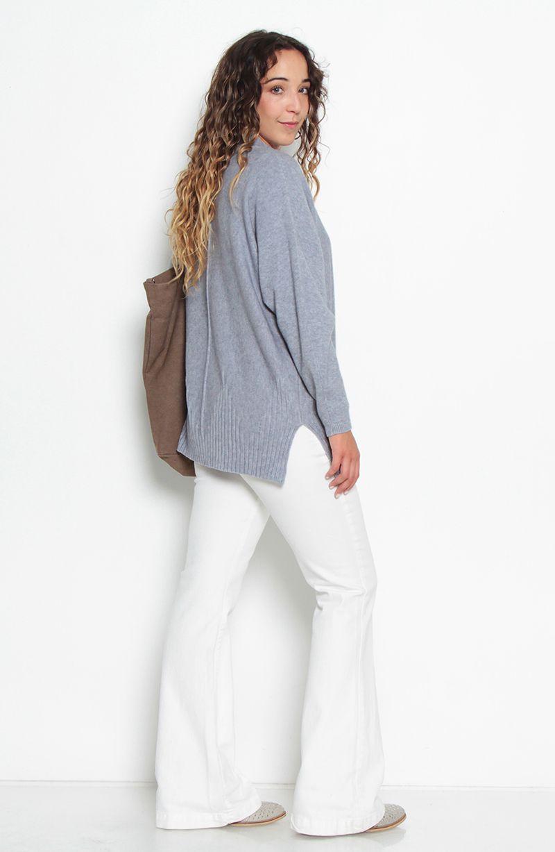 Sweater Manga Larga  Cuello Alto-6