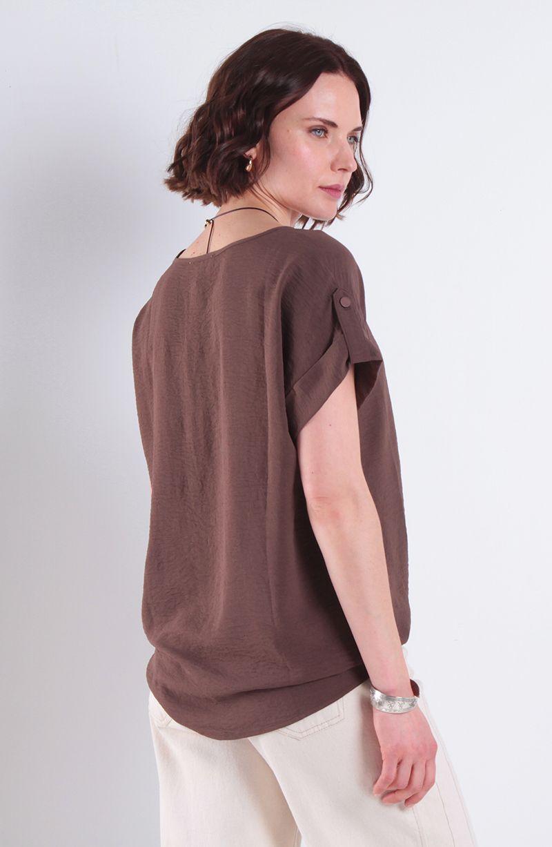 Blusa Manga Corta Escote Redondo-6