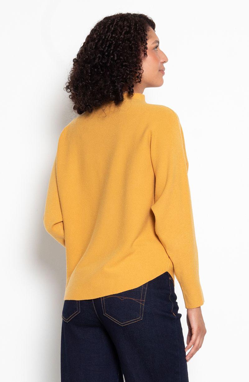 Sweater Cuello Alto Manga Larga Solid-1