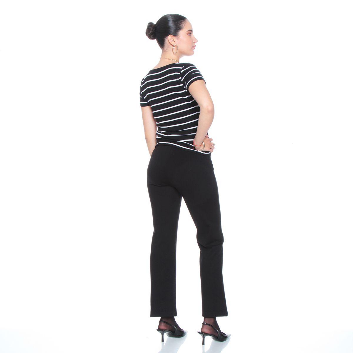 Ponte Recto Con Corte En Delantero Y Doble Broche-6