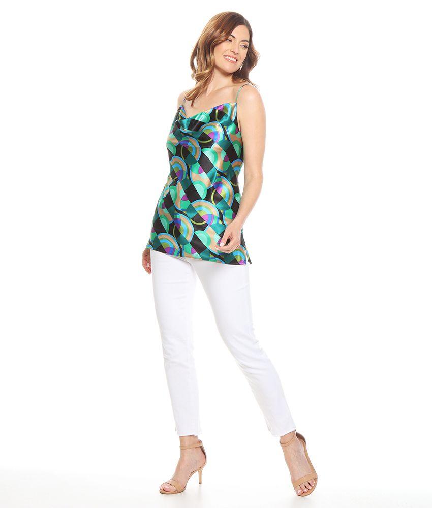 Blusa Sin Manga Tirantes Ajustables-2