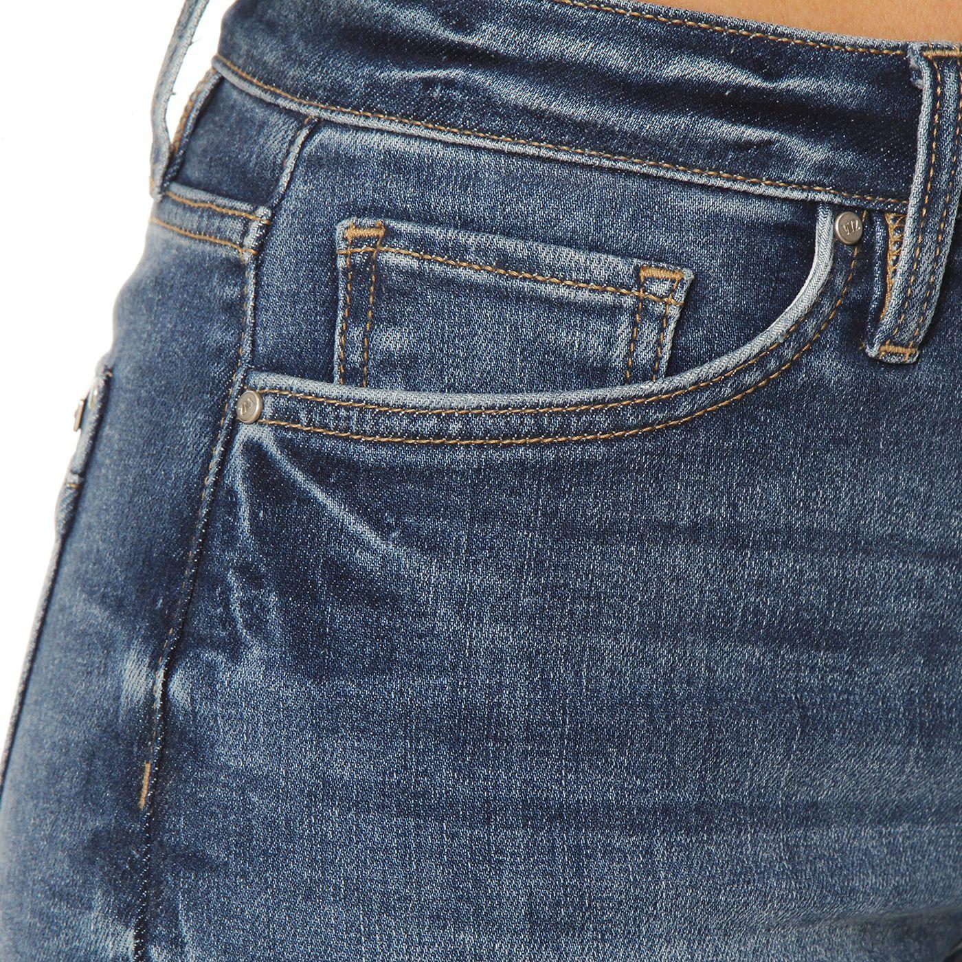 Jeans Recto Tiro Alto Pretina   Basica 1 Boton-7