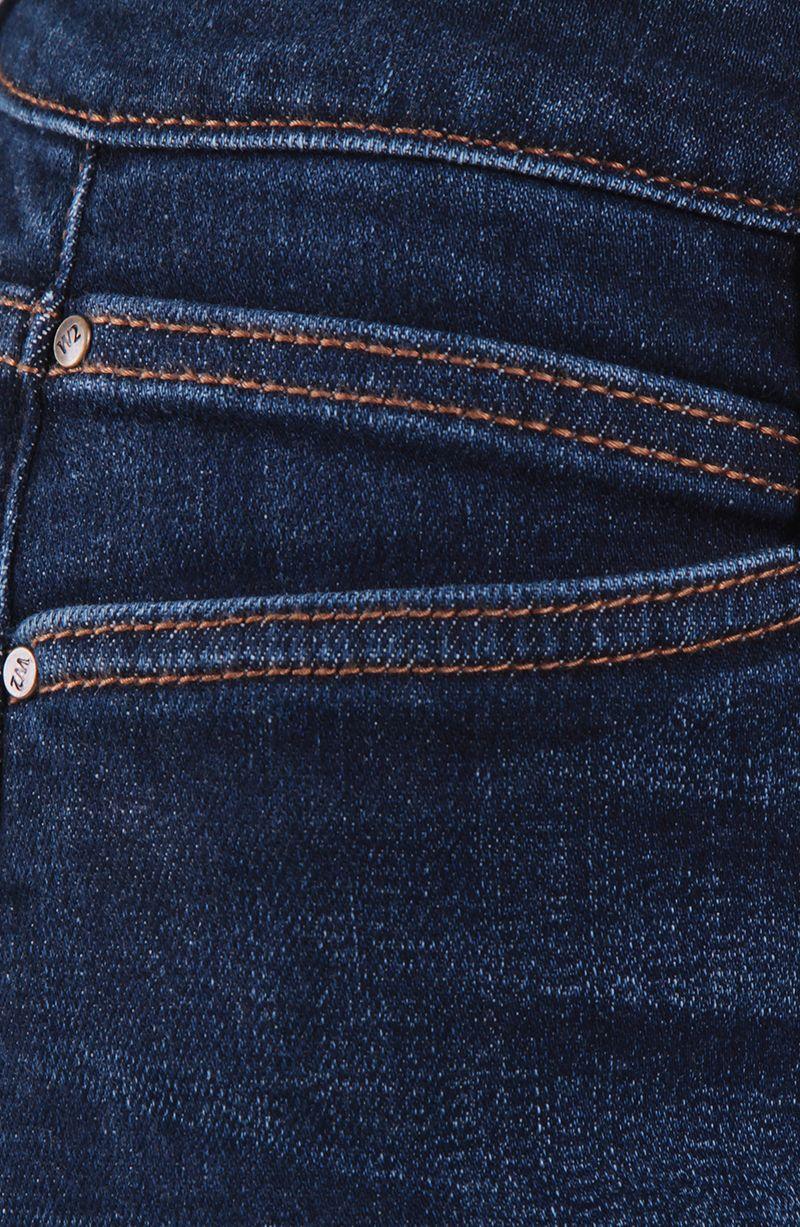 Jeans Recto Tiro Alto Pretina Basica 1 Boton-6