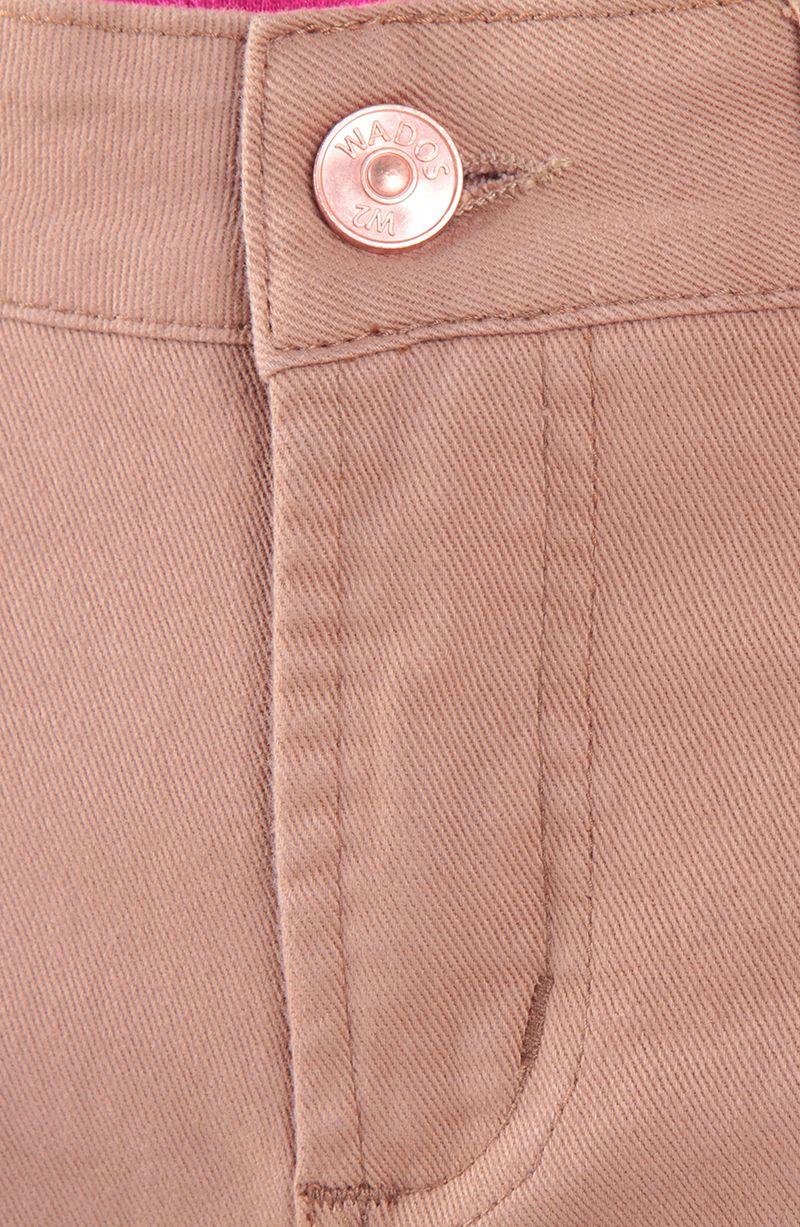 Jeans Wide Leg Tiro Alto  Pretina Basica 1 Boton-6