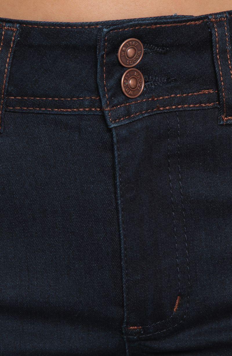 Jeans Push Up Flare Pretina Dos   Botones-2